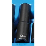 Grey Pneumatic 2112md 1/2" Drive 12 Point Deep Metric Impact Socket 12mm. Fixed Price $18.63.