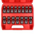 Wett 15-piece 3/8" Drive Shallow Impact Universal Joint Socket Set, Metric Swive. Fixed Price $75.79.