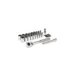 Crescent Csws1c 25-pc. 1/4"-drive 6-point Sae/metric Mechanics Tool Set Nib!!. Fixed Price $39.99.