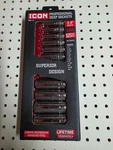 Icon S2ds-12 3/8 In. Drive Sae Professional Deep Socket Set 12-piece New (58099). Fixed Price $39.99.