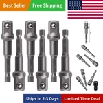 6 Pack 1/2 Inch Square Socket Adapter Bit Set, Impact Driver Power Bits For A.... Fixed Price $29.69.
