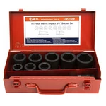 Genius Tools 10 Piece 3/4" Dr. Metric Impact Socket Set (cr-mo) - Cm-610m. Fixed Price $159.19.