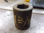 Wright 8838 Socket 1-3/16" Six-point 1" Drive (306-2). Fixed Price $18.00.