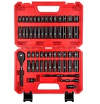 Wett 55pc 1/4" Drive Impact Socket Set Sae/metric Deep & Shallow Cr-v. Fixed Price $45.99.