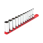 Tekton Shd91106 3/8" Drive Deep 6-point Socket Set, 12-piece. Fixed Price $51.99.