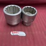 2pc Proto 5776 2-3/8" & 5780 2-1/2" Professional 12 Point 1" Drive Sockets. Fixed Price $36.50.
