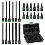 Ementol 24pcs 3/8" Drive Impact Torx Bit Socket Set, Extra Long Star Sock.... Fixed Price $55.44.