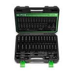 Tecotek 1/2" Drive Deep 12-point Impact Socket Set, 32-piece Sae.... Fixed Price $103.86.