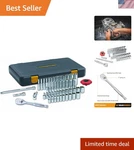 Versatile 51 Pc Ratchet Tool Set - Efficient Sae/metric Sockets For Every Task. Fixed Price $155.95.