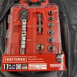 11pc Metric 6pt 3/8 Drive Craftsman Mechanics Tool Set M# Cmmt12127.. Fixed Price $27.99.