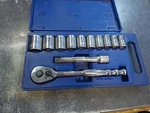 Williams 50669 12 Pc 1/2 Drive Metric 12-point Shallow Socket & Ratchet Set. Fixed Price $39.99.