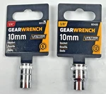 10mm Gearwrench 3/8 And 1/4" Drive Short Well Polished Socket 6&12 Pt ; 2 Pack. Fixed Price $12.95.