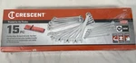 Crescent 15 -piece Set 12-point Metric Combination Wrench W/ Soft Case. Fixed Price $60.00.