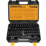 3/8'' Drive Impact Socket Set - 50-piece Shallow & Deep Metric And.... Fixed Price $57.81.