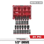 Milwaukee 49-66-6806 Shockwave Imp Socket 1/2dr 31pc Packoutset Auth Usa Dealer. Fixed Price $196.77.