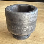 Proto Professional 1-3/4" Shallow Impact Socket 3/4" Drive 6 Point 07528 Usa. Fixed Price $23.95.