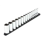 Tekton Shd91113 3/8" Drive Deep 6-point Socket Set, 15-piece. Fixed Price $59.99.