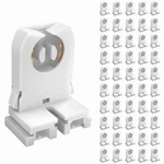 Jesled Non Shunted Led Tombstones - (pack Of 50) T8 Lamp Holder, Ul White. Fixed Price $28.88.