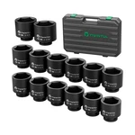 3/4 Drive Impact Socket Set, 14 Pieces Jumbo Sae Sizes. Fixed Price $156.28.
