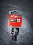Craftsman Cmmt 47500, 3/8in. 1/2 Drive 12pt Sae Socket , Series. Fixed Price $11.58.