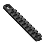 Ernst Mfg 8" Magnetic Socket Organizer, 9 Locking Clips, 1/4", Black. Fixed Price $26.39.
