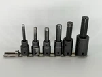 Lot Of 6 Proto 7441 Drive Impact Hex Socket Usa 17m 14m 12m 10m 8m 6m. Fixed Price $50.00.