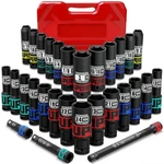 30 Piece 1/2" Drive Impact Socket Set, Sae (5/16"- Metric &. Fixed Price $73.50.
