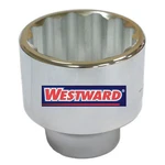 Westward 1 In Drive, 1-11/16" Sae Socket, 12 Points, Steel, Chrome,. Fixed Price $55.37.