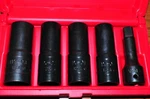 Ken Tool 30119 5 Pc. Thin Wall Flip Socket Set W/3" Extension Made In Usa. Fixed Price $79.95.