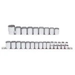 Proto J54211 1/2in Drive 24pc Metric 12-point Socket Set Torqueplus. Fixed Price $256.20.