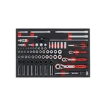 Teng Tools 76 Piece Mixed Drive 6 Point Regular/shallow, Deep & Impact Foam S.... Fixed Price $793.30.