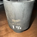 Milwaukee Tool 49-66-6351 1-3/4 In. Shockwave Impact Duty 3/4 Drive Deep. Fixed Price $49.99.