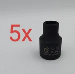 5x Sunex Tools 310z 3/8" Drive 12 Point Impact Socket 5/16" (5 Individual Packs). Fixed Price $19.90.