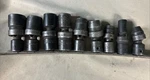 Snap-on Usa 9pc Sae Shallow Impact Universal Swivel Socket Set 1/2" Drive Tools. Fixed Price $75.00.
