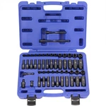 Stark Usa 53pcs 1/4" Dr Deep & Shallow Socket Sae/metric Extension Bar Ratchet. Fixed Price $75.95.