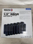Matco Scdpm146va 1/2" Drive, 14 Piece Metric 6 Point Deep Impact Socket Set,. Fixed Price $189.99.