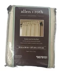Allen + Roth Columbia Ivory Double Lined Taffets Pole Top Curtain Panel 54 X 84". Fixed Price $21.24.