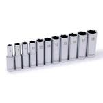 Steelman 11-piece 3/8-inch Drive Metric Deep 6-point Socket Set,. Fixed Price $12.09.