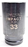 Armstrong 48-233 3/4" Drive 6 Point 33mm Deep Impact Socket Usa. Fixed Price $24.95.