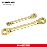 Starwork 10-in-1 120t Double Box End Gplating Reversible Ratcheting Wrench Set. Fixed Price $39.99.