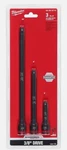 Milwaukee 3/8 Drive Extension Set 3pc Shockwave Impact Duty 49-66-6714. Fixed Price $39.70.