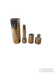 3 Stanley Adapters 1 5/8 Sparkplug Socket 1/4" & 3/8" Drives. Fixed Price $7.99.