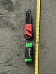 Snap On Folding Torx Wrench Set, And Stubby Ball Hex Bit Set .see Pics. Fixed Price $47.00.