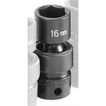 Grey Pneumatic 1016um 3/8" Drive X 16mm Standard Universal. Fixed Price $28.25.