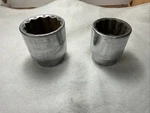 Thorsen 1260 & 1258 Usa 3/4 Drive Sockets 1-7/8 1-5/8 Vintage Heavy Duty. Fixed Price $40.00.