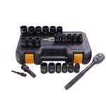 Hoyeto 1/2" Drive Impact Socket Set, 23-piece Metric (13 24mm), 6-point 23pc. Fixed Price $48.54.