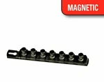 Ernst 8426m 8" Long 1/4" Drive Magnetic Socket Organizer Rail W/9 Clips - Black. Fixed Price $17.05.