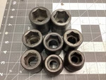 Lot Of 10 Proto Professional Impact Socket 6 Point Usa Made (cg9i). Fixed Price $124.99.