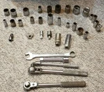 Bulk Lot Usa Made Sockets, Ratchets, Wenches & Extensions - Sk Thorsen Armstrong. Fixed Price $150.00.
