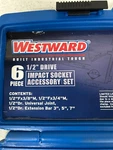 Westward 4prh6 1/2" Drive Impact Adapter And Extension Set, Sae, 6 Pcs, Black. Fixed Price $90.00.